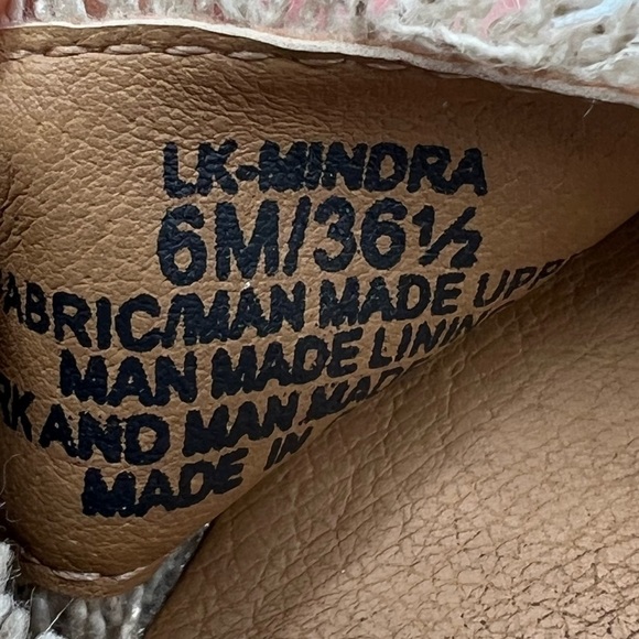 Lucky Brand Mindra Natural Plat Wedge Sandals Size 6 Women’s - Picture 4 of 9